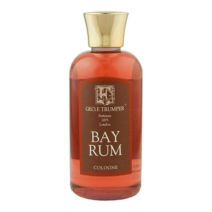 Geo. F. Trumper Bay Rum Cologne Refill Bottle Plastic Travel 100ml Cologne Pasteur Pharmacy