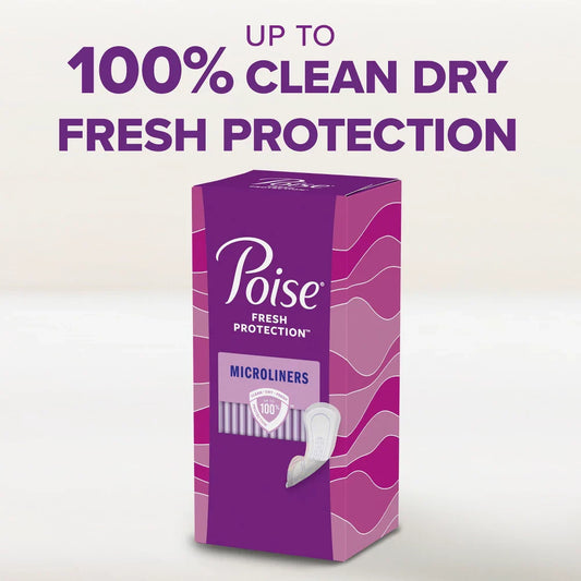 Poise Microliners Incontinence Panty Liners - Lightest Absorbency Health Care Pasteur Pharmacy