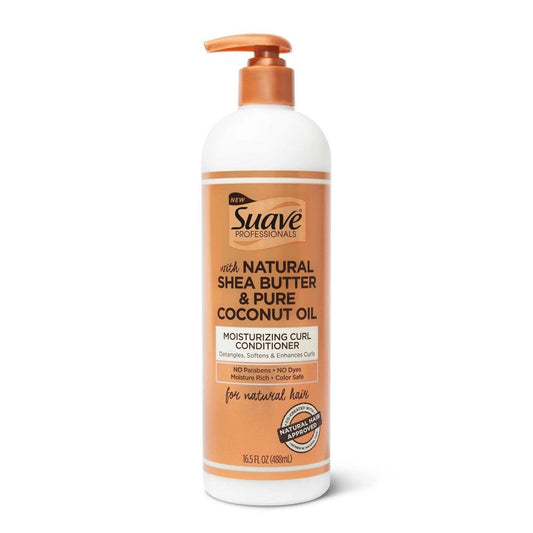 Suave Professionals Natural Shea Butter Coconut Moisturizing Curl Conditioner 16.5 Fl Oz Conditioners Pasteur Pharmacy