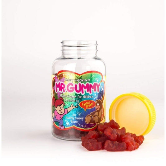 Mr. Gummy Vitamins Childrens Multivitamin Gummies Strawberry Flavored Vitamins & Supplements Pasteur Pharmacy