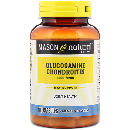 Mason Natural Extra Strength Glucosamine Chondroitin (1500/1200 - 100 Capsules) Vitamins & Supplements Pasteur Pharmacy