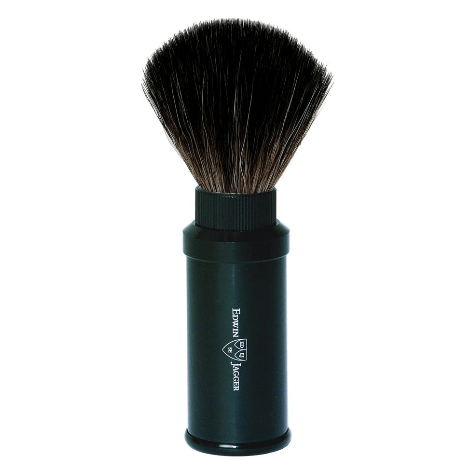 Edwin Jagger Synthetic Travel Shaving Brush Black 21M536 Shaving Brush Pasteur Pharmacy