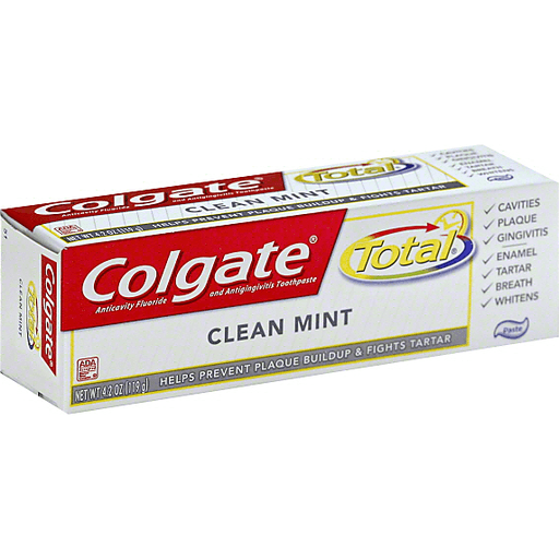 Colgate Total Anticavity Fluoride And Antigingivitis Toothpaste Mint Toothpaste Pasteur Pharmacy