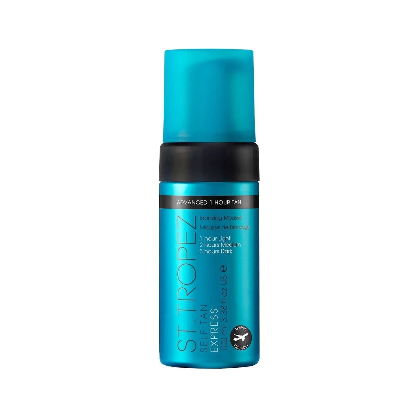 St. Tropez Self Tan Express Advanced Bronzing Mousse Travel Size 3.38 Oz Self Tanning Mousse Pasteur Pharmacy
