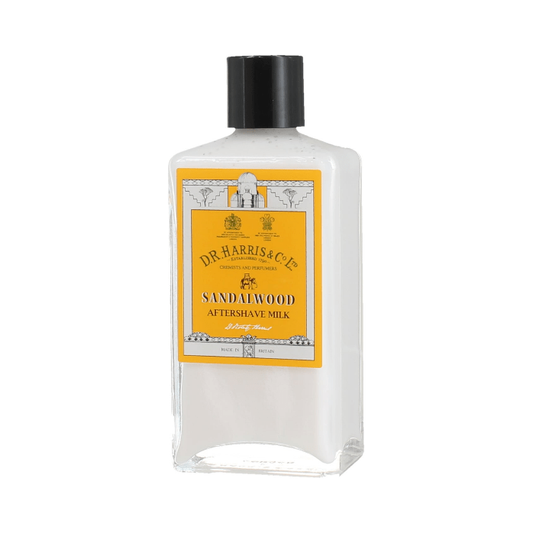 D. R. Harris & Co Sandalwood Aftershave Milk Aftershave Milk Pasteur Pharmacy Glass Bottle 150ml