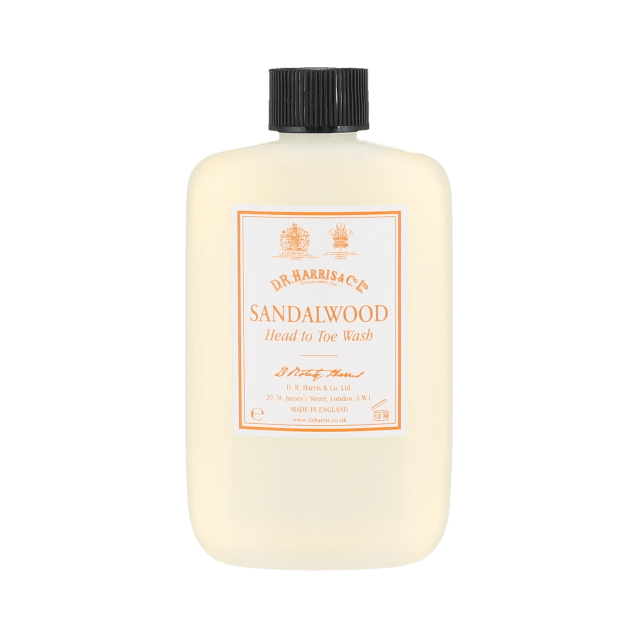D. R. Harris & Co Sandalwood Head-to-Wash 100ml Body Wash Pasteur Pharmacy