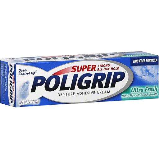 Poligrip Super Denture Adhesive Cream Ultra Fresh Denture Adhesives Pasteur Pharmacy