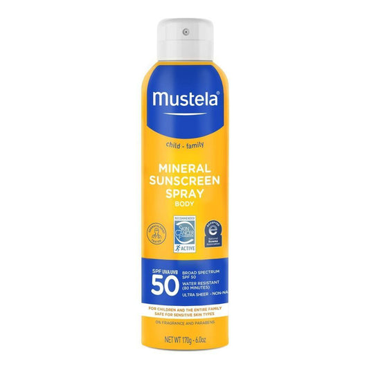 Spray solaire minéral pour bébé Mustela - FPS 50 - 177 ml