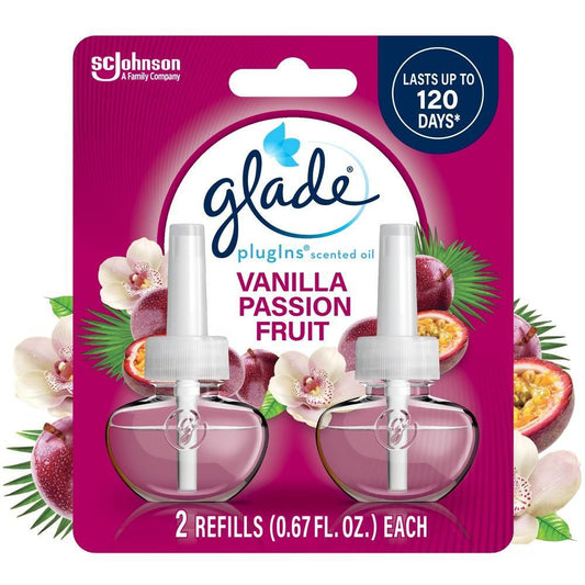Glade Scented Oil Refills, Vanilla Passion Fruit Air Fresheners Pasteur Pharmacy