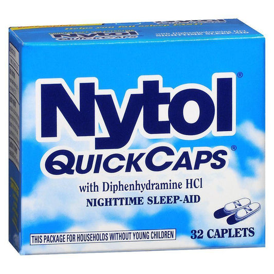 Nytol Quick Caps Nighttime Sleep Aid Medicine Cabinets Pasteur Pharmacy