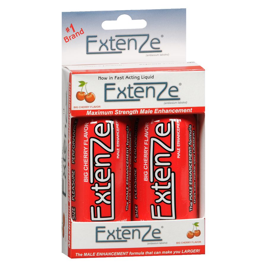 ExtenZe para hombres, potencia máxima, sabor a cereza, 2 unidades