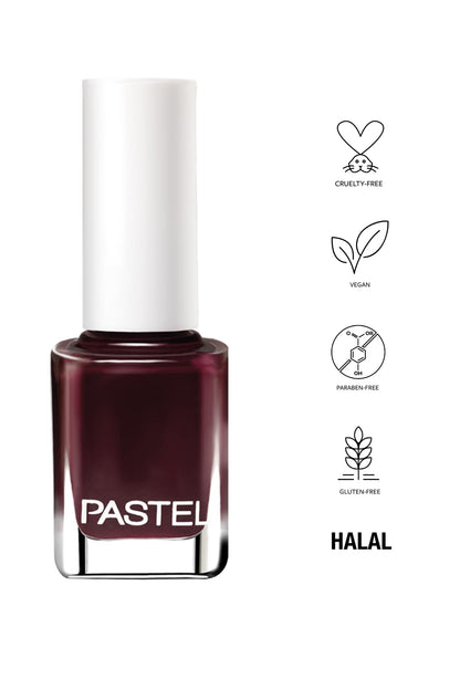 Esmalte de uñas vegano Pastel - Libre de crueldad, sin químicos, 13ml - Cobertura densa y fácil aplicación
