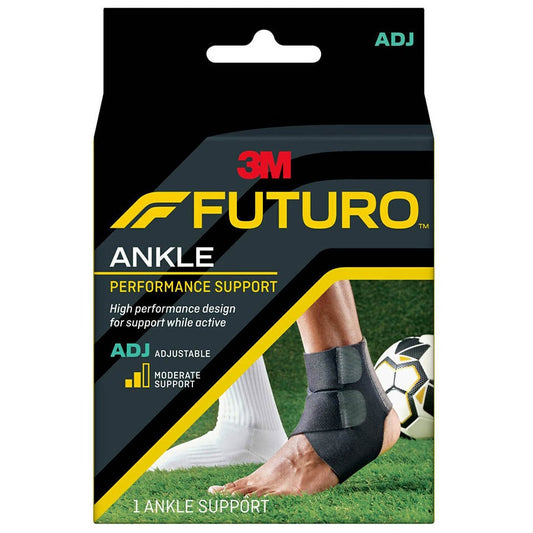 FUTURO Ankle Support with Moisture Control, Adjustable Wrap, One Size Supports & Braces Pasteur Pharmacy