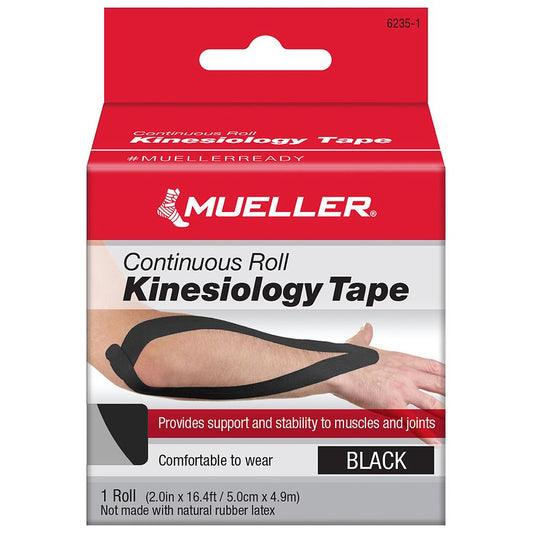 Mueller® Kinesiology Tape – Continuous Roll (Black) Wig Glue & Tape Pasteur Pharmacy