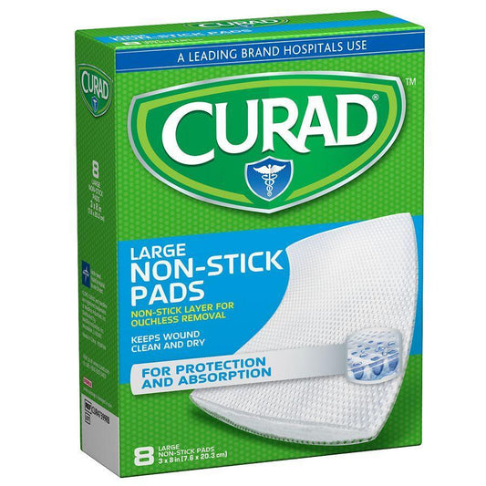 Curad Telfa Non-Stick Pads 3 X 4 Inches First Aid Pasteur Pharmacy