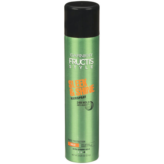 Garnier Fructis Sleek & Shine Anti-Humidity Hair Spray, Extra Strong Hold, 8.25 oz Hair Care Pasteur Pharmacy