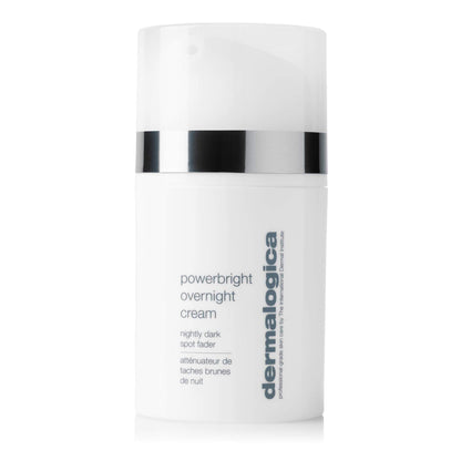 Crema de noche Dermalogica PowerBright: corrección de manchas oscuras, cuidado de la piel antienvejecimiento, crema facial nocturna con niacinamida y vitamina C para el tratamiento de la hiperpigmentación