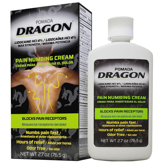 Pomada Dragon Pain Numbing Cream, Max Strength Medicine & Drugs Pasteur Pharmacy