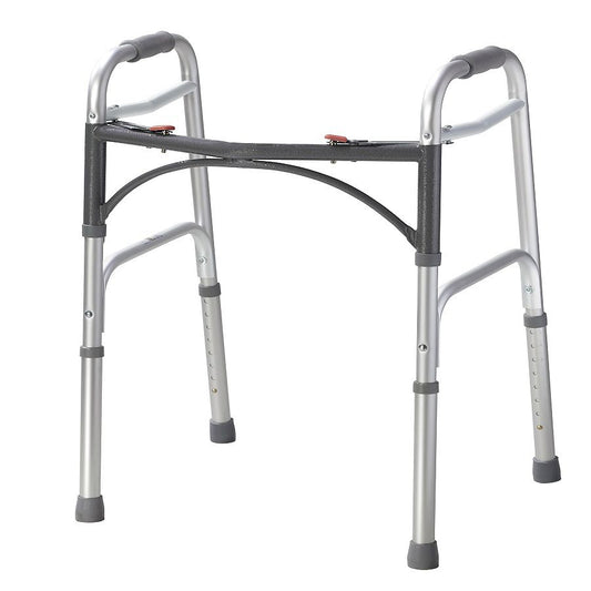 Drive Medical Deluxe Folding Walker, Two Button Walkers Pasteur Pharmacy