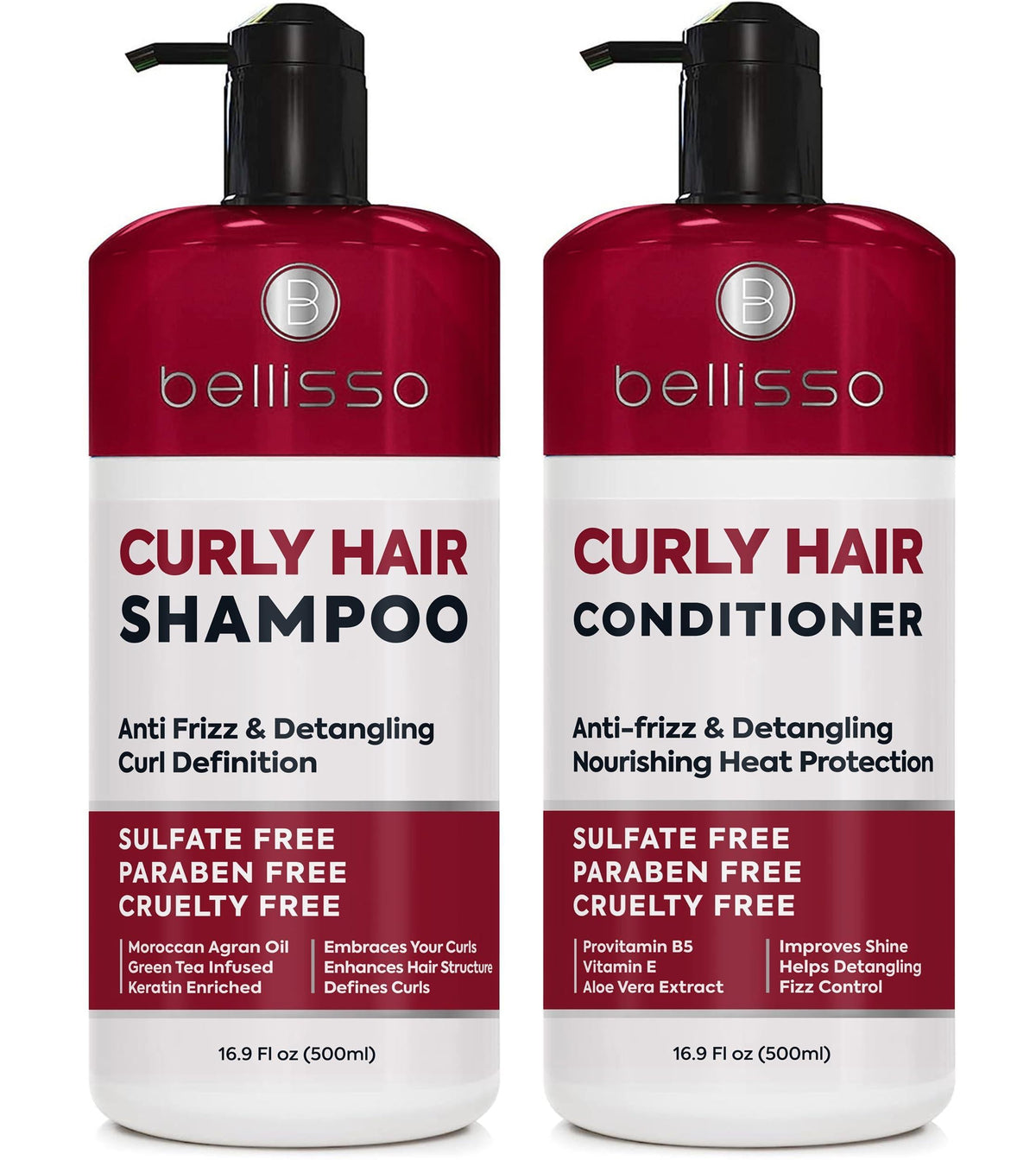 Curly Shampoo and Conditioner Set
