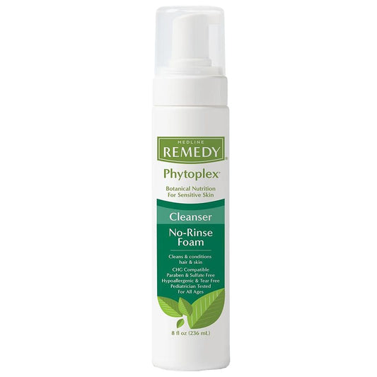 Medline Remedy Cleanse No Rinse Foam Clenser Vanilla 8 Oz Personal Care Pasteur Pharmacy