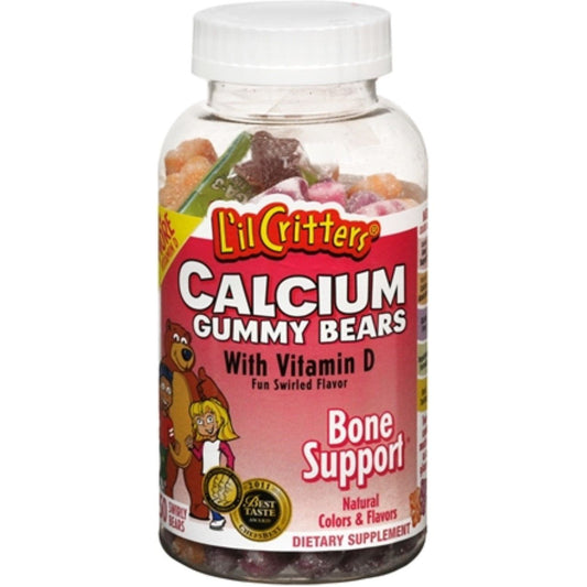 L'il Critters Kids Calcium Gummy Bears With Vitamin D3 , 150ct Vitamins & Supplements Pasteur Pharmacy
