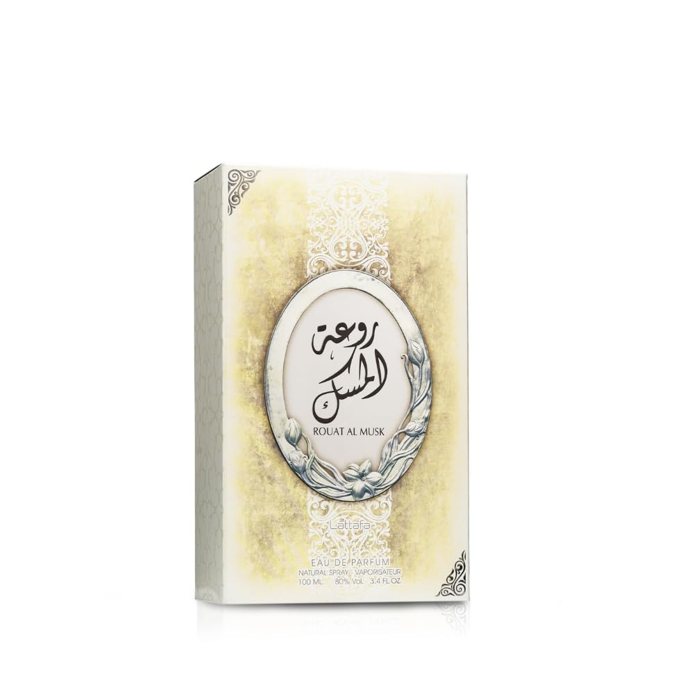 Lattafa Rouat Al Musk by Lattafa Eau De Parfum Spray (Unisex) 3.4 oz (Women) Lattafa Lattafa