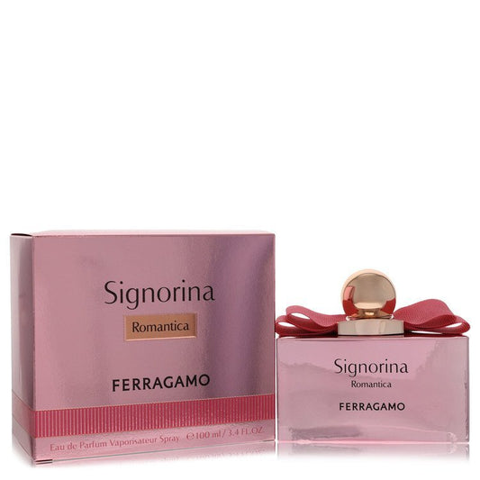 Signorina Romantica by Salvatore Ferragamo Eau De Parfum Spray 3.4 oz (Women) Salvatore Ferragamo Salvatore Ferragamo