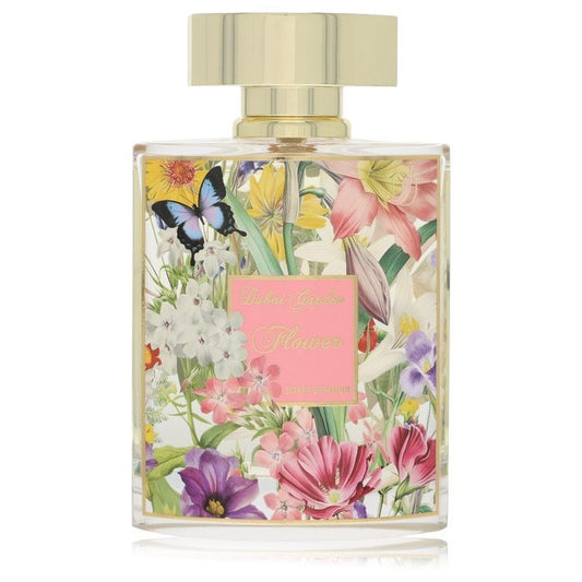 Dubai Garden Flower by Dubai Garden Extrait De Parfum Spray (Unboxed) 3.3 oz (Women) Dubai Garden Dubai Garden