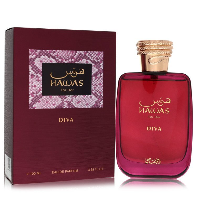 Hawas Diva by Rasasi Eau De Parfum Spray 3.38 oz (Women) Rasasi Rasasi
