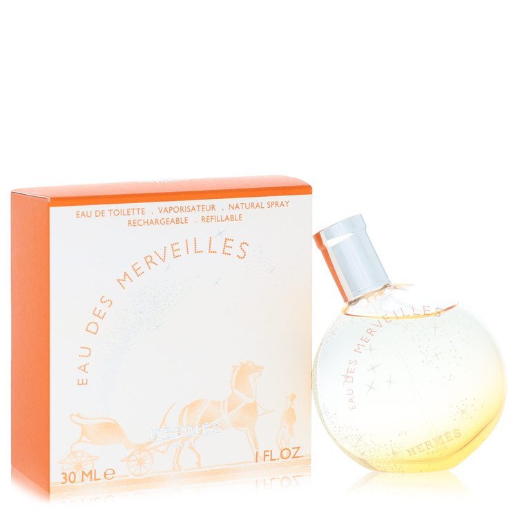 Eau Des Merveilles by Hermes Eau De Toilette Refillable Spray 1 oz (Women) Hermes Hermes
