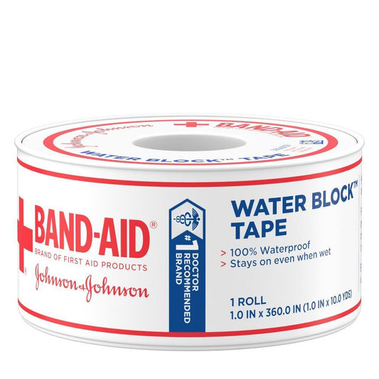 Band-Aid Brand Water Block First Aid Tape – 1 Roll First Aid Pasteur Pharmacy