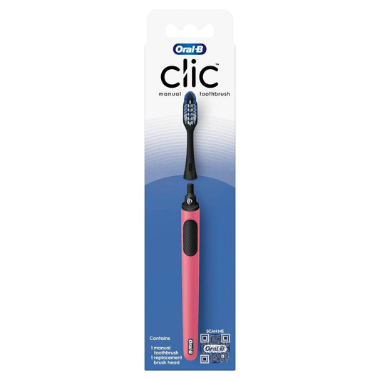 Oral B Clic Toothbrush Handle With Replaceable Brush Head - 1ct Toothbrushes Pasteur Pharmacy