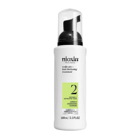 Nioxin Pro Clinical 2 Natural Untreated Hair Scalp Care + Hair Thickening Treatment 3.3 Oz Hair Care Pasteur Pharmacy