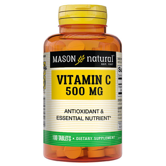 Mason Natural Vitamin C, 500 Mg, 100 Tablets Vitamins & Supplements Pasteur Pharmacy