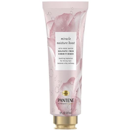 Pantene Nutrient Blends Miracle Moisture Boost Rose Water Conditioner For Dry Hair, Sulfate Free Shampoo & Conditioner Pasteur Pharmacy