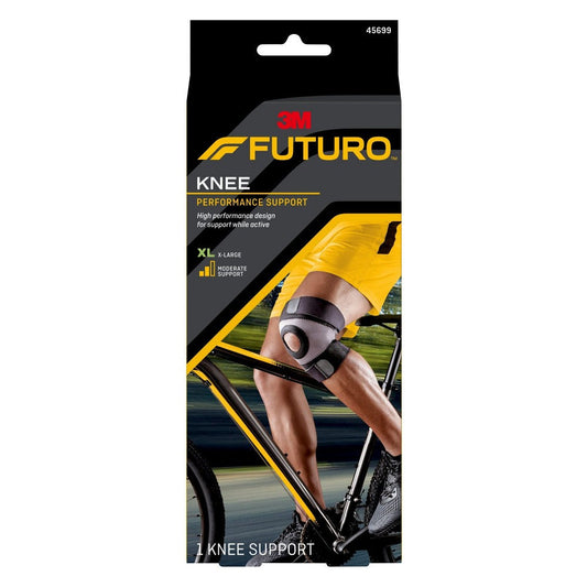 FUTURO Sport Moisture Control Knee Support, Adjustable Breathable Brace, X-Large Supports & Braces Pasteur Pharmacy