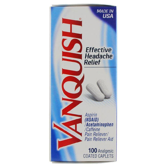 Vanquish Headache Relief Caplets Medicine & Drugs Pasteur Pharmacy