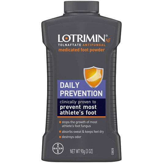 Lotrimin Antifungal Powder Athlete's Foot Daily Prevention - 3oz Foot Care Pasteur Pharmacy