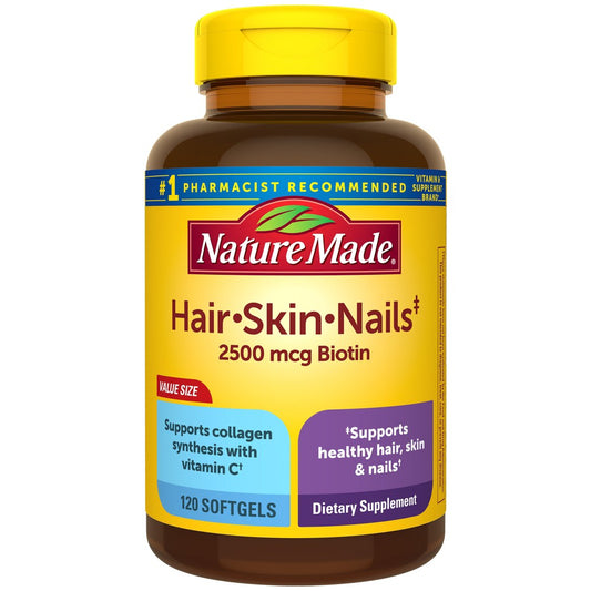 N M Hair Skin Nails Gc 120 Sftg Vitamins & Supplements Pasteur Pharmacy