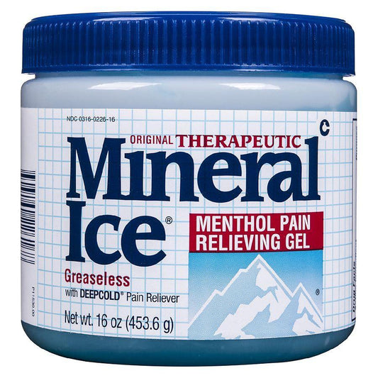 Mineral Ice Therapeutic Pain Relieving Gel - 16 Ounce Health Care Pasteur Pharmacy