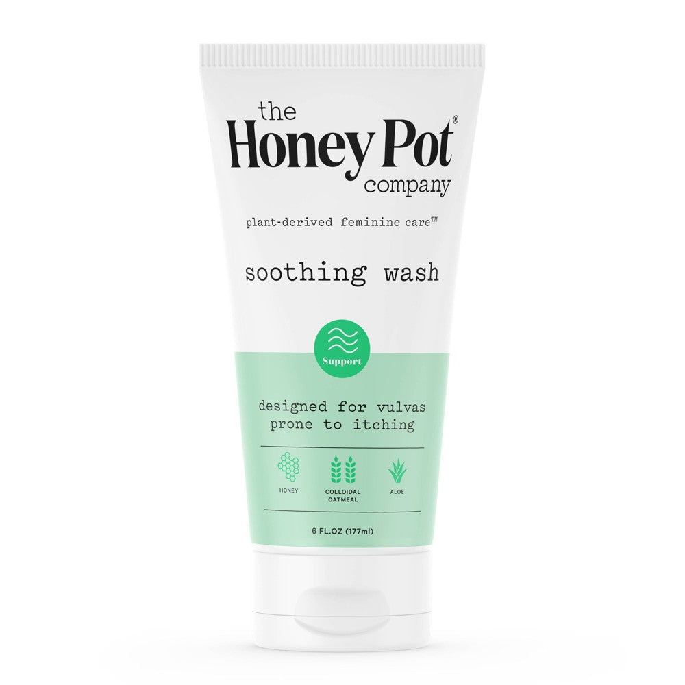 The Honey Pot Company Soothing Wash - Plant-Derived Intimate Cleanser, 6 fl oz (177 ml) Health & Beauty Pasteur Pharmacy