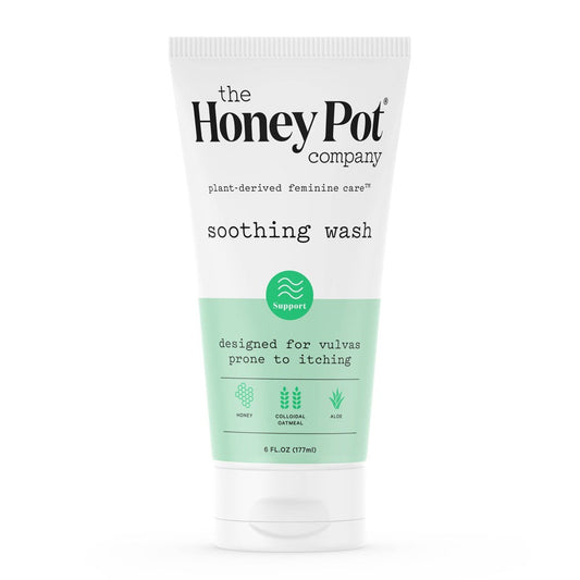 The Honey Pot Company Soothing Wash - Plant-Derived Intimate Cleanser, 6 fl oz (177 ml) Health & Beauty Pasteur Pharmacy
