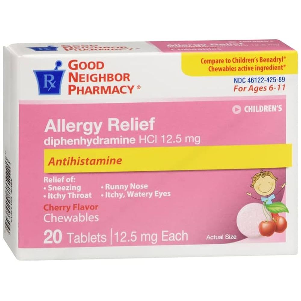GNP DIPHENHYDRAMINE HCL ORAL SOLUTION, CHERRY, 4OZ Medicine & Drugs Pasteur Pharmacy