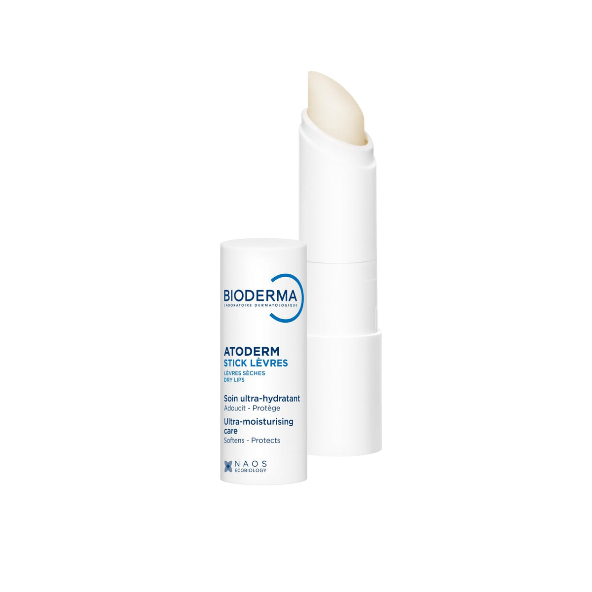 Bioderma Atoderm Stick Labial para Labios Secos y Sensibles - Hidratante, Protector, Formato en Barra Práctico | Cuidado Labial, Tratamiento para Labios Secos