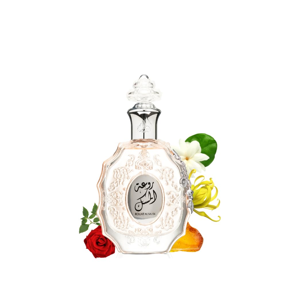 Lattafa Rouat Al Musk by Lattafa Eau De Parfum Spray (Unisex) 3.4 oz (Women) Lattafa Lattafa