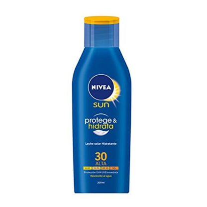 Lotion solaire Nivea Sun FPS 30 - Protection hydratante | 200 ml