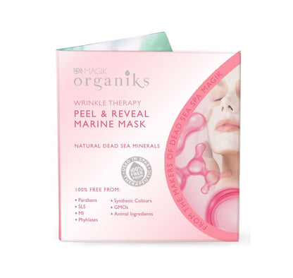 Mascarilla facial antiarrugas Dead Sea Spa Magik Organiks: cuidado de la piel natural, orgánico y antiarrugas