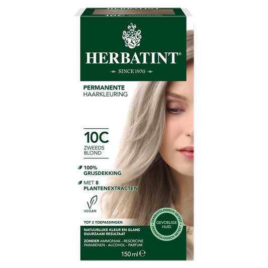 Teinture pour cheveux Herbatint 10C Blond Suédois