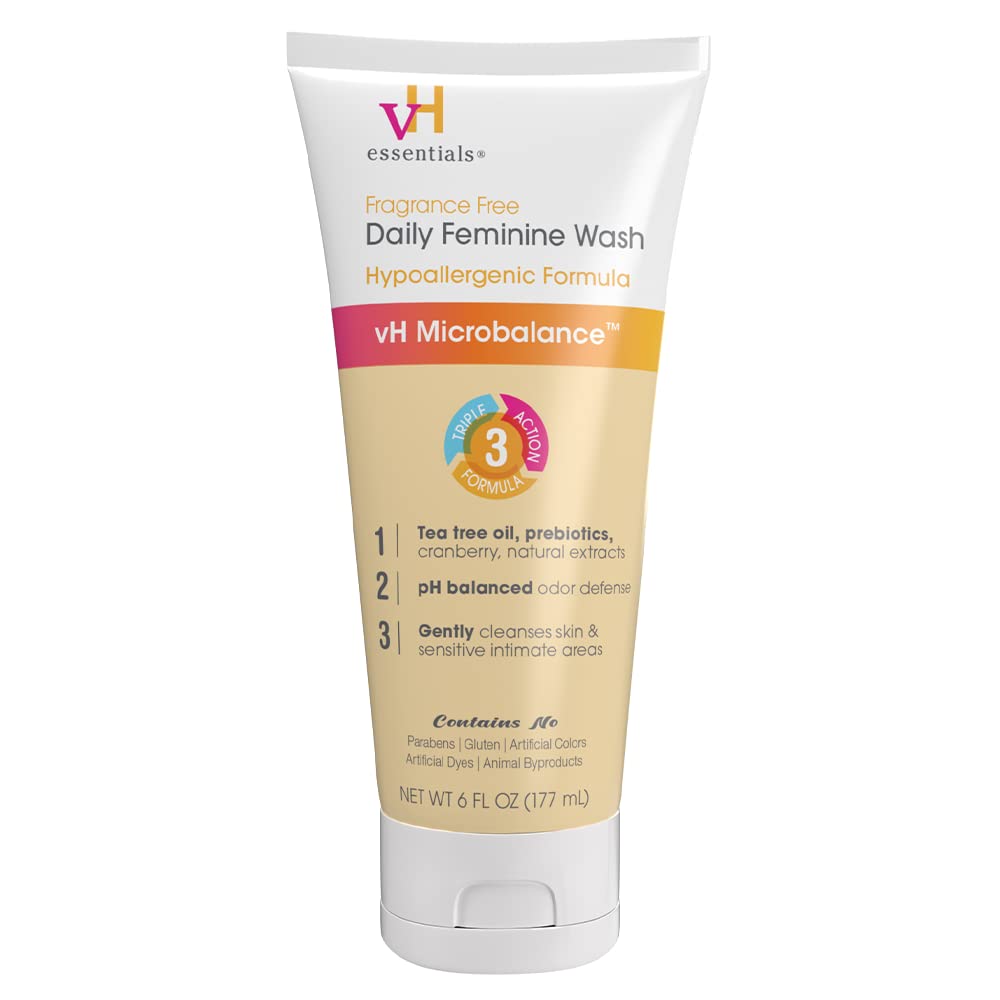 vh essentials Daily Feminine Wash, Fragrance Free, 6 fl oz Personal Care Pasteur Pharmacy